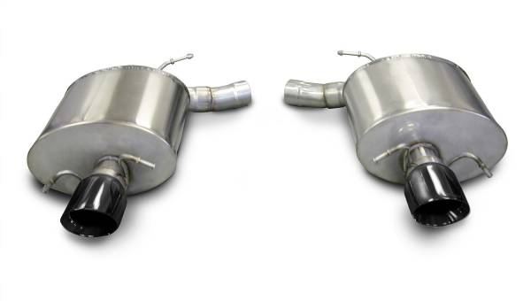 CORSA Performance - Corsa 2009-2014 Cadillac CTS Sedan V 6.2L V8 Black Sport Axle-Back Exhaust - 14941BLK