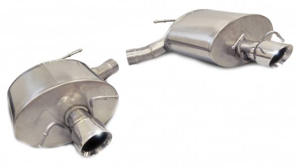 CORSA Performance - Corsa 2011-2014 Cadillac CTS Wagon V 6.2L V8 Polished Sport Axle-Back Exhaust - 14948