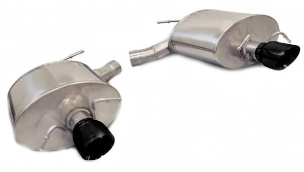 CORSA Performance - Corsa 2011-2014 Cadillac CTS Wagon V 6.2L V8 Black Sport Axle-Back Exhaust - 14948BLK