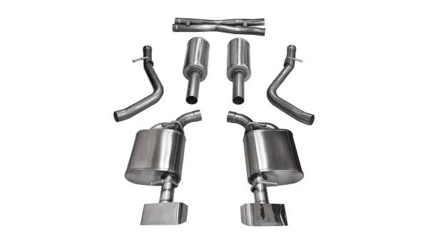 CORSA Performance - Corsa 2015-2016 Dodge Challenger 5.7L V8 V8 Polished Xtreme Cat-Back - 14975