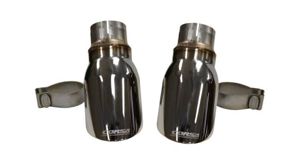 CORSA Performance - Corsa 2015-2016 Dodge Charger R/T w/ Pursuit Valance 2.5in Inlet / 4in Outlet Polished Tip Kit - 14977
