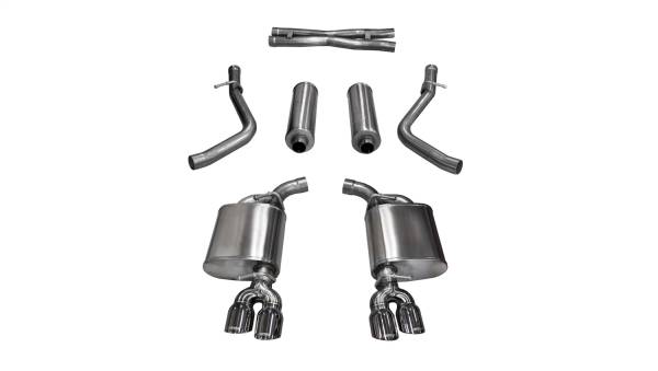 CORSA Performance - Corsa 15-16 Dodge Challenger Xtreme Cat-Back Dual Rear Exit with Twin 3.5in Polished Pro-Series Tips - 14985