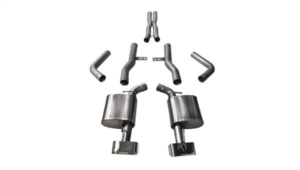 CORSA Performance - Corsa 2015-2023 Dodge Challenger SRT / Scat Pack / R/T 6.4L Polished Xtreme Cat-Back Exhaust - 14994