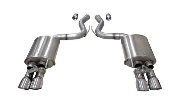 CORSA Performance - Corsa 2018-2023 Ford Mustang GT Fastback 5.0L 3in Sport Axle-Back Exhaust w/ 4in Polished Tips - 21002