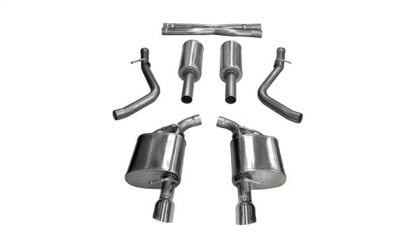 CORSA Performance - Corsa 2017-2020 Dodge Charger 5.7L V8 Xtreme Cat-Back Dual Rear Exit w/4.5in Polished Tips - 21004