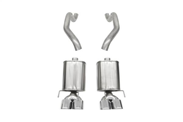CORSA Performance - Corsa 2005-2007 Chevrolet Corvette (C6) 6.0L/6.2L Polished Xtreme Axle-Back Exhaust w/4.5in Tips - 21010