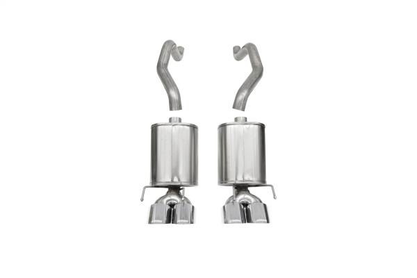 CORSA Performance - Corsa 2009-2013 Chevrolet Corvette (C6) 6.2L Polished Xtreme Axle-Back Exhaust w/4.5in Tips - 21012
