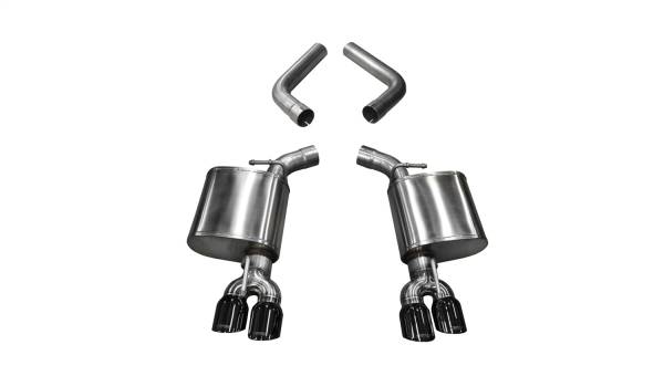 CORSA Performance - Corsa 2015-23 Dodge Challenger 6.4L/17-19 Challenger 5.7L Black Sport Axle-Back Exhaust w/3.5in Tips - 21020BLK
