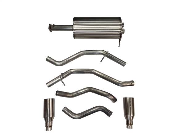 CORSA Performance - Corsa 19-24 Ram 1500 5.7L Crew Cab w/ 57in or 76in Bed Cat-Back Dual Rr Exit 5in Satin Polished Tips - 21035