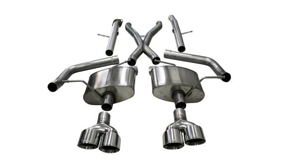 CORSA Performance - Corsa 18-21 Jeep Grand Cherokee TrackHawk 6.2L Xtreme Cat-Back Dual Rear Exit w/4.5in Polished Tips - 21052