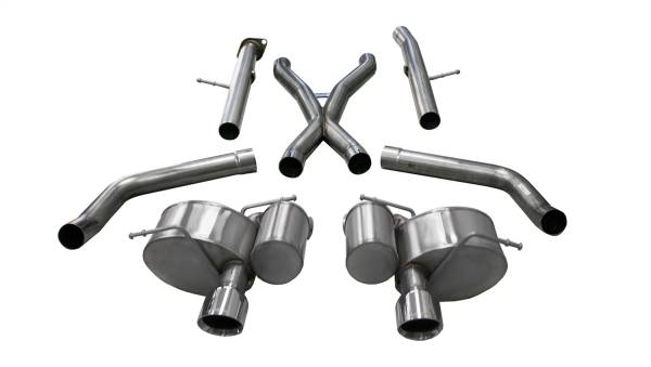 CORSA Performance - Corsa 2012-2021 Jeep Grand Cherokee SRT 2.75in Dual Rear Xtreme Cat-Back Exhaust - 21058