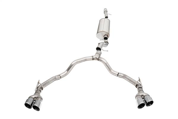 CORSA Performance - Corsa 21-23 Chevrolet Tahoe/GMC Yukon 4DR 6.2L 4WD Dual Rear 3/2.75in Sport Cat-Back DW 4inPol Tips - 21129