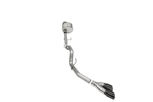 CORSA Performance - Corsa 2021-2024 Ford F-150 Regular Cab/6.5in Bed 5.0L V8 Xtreme Cat-Back Single Side Exit-Black PVD - 21142BLK