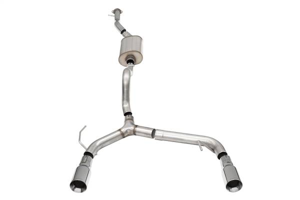 CORSA Performance - Corsa 21-24 Ford Bronco 2.3L 4-Door 2.75in Cat-Back Dual Rear Exhaust w/4in Straight-Cut Polish Tips - 21206