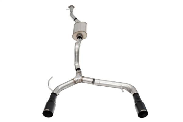 CORSA Performance - Corsa 21-24 Ford Bronco 2.3L 4-Door 2.75in Cat-Back Dual Rear Exhaust w/ 4in Straight-Cut Black Tips - 21206BPC