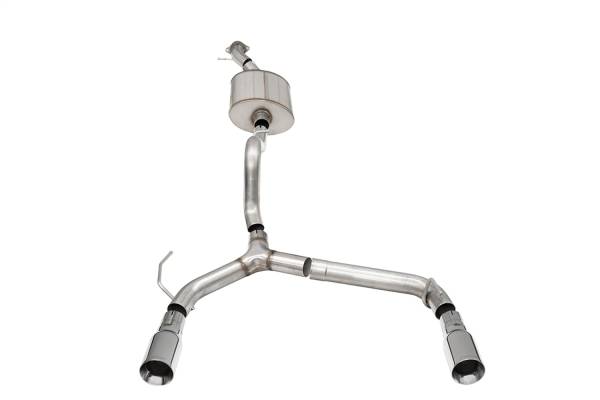 CORSA Performance - Corsa 21-24 Ford Bronco 2.7L 2-Door 2.75in Cat-Back Dual Rear Exhaust w/4in Straight-Cut Polish Tips - 21208