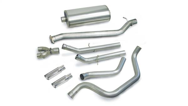 CORSA Performance - Corsa 1999-2007 Chevrolet Silverado Ext. Cab/Short Bed 1500 4.8L V8 Polished Sport Cat-Back Exhaust - 24273