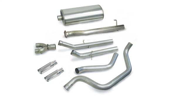 CORSA Performance - Corsa 1999-2007 Chevrolet Silverado Reg. Cab/Long Bed 1500 4.8L V8 Polished Sport Cat-Back Exhaust - 24275