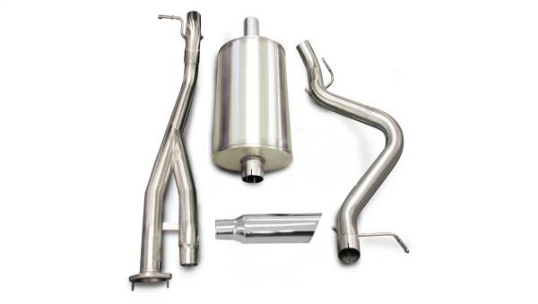 CORSA Performance - Corsa 2003-2007 -06 Chevrolet Silverado Short Bed SS 6.0L V8 Polished Sport Cat-Back Exhaust - 24279