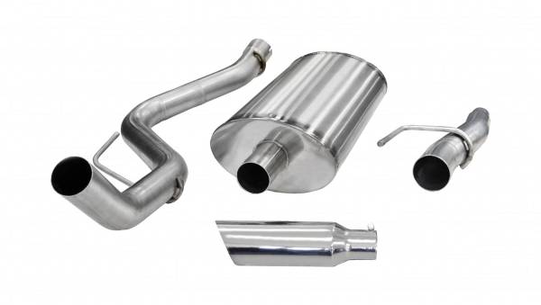 CORSA Performance - Corsa 2011-2014 Ford F-150 5.0L V8 Polished Sport Cat-Back Exhaust - 24393