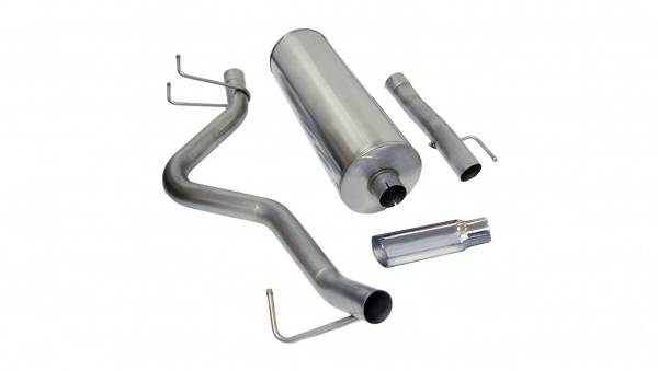 CORSA Performance - Corsa 2006-2007 -07 Dodge Ram Quad Cab/Short Bed 1500 4.7L V8 Polished Sport Cat-Back Exhaust - 24404