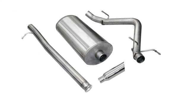 CORSA Performance - Corsa 2007-2009 Chevrolet Silverado Crew Cab/Short Bed 1500 6.2L V8 Polished Sport Cat-Back Exhaust - 24514