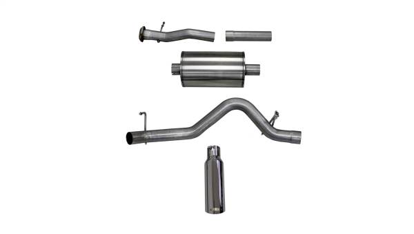 CORSA Performance - Corsa 2015-2016 Chevy Colorado 3.6L V6 Cat-Back Exhaust 4in SS Db Tip Single Side Exit - 24744