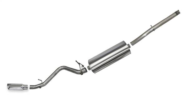 CORSA Performance - Corsa 14-19 Chevy Silverado Crew Cab/Short Bed 1500 5.3L V8 Sport Cat Back Single Side Exhaust Exit - 24873