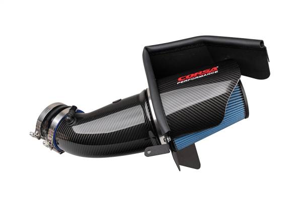CORSA Performance - Corsa 19-23 Dodge Challenger SRT/Hellcat/Redeye/Demon Carbon Fiber Intake w/ MaxFlow Oiled Filter - 44004