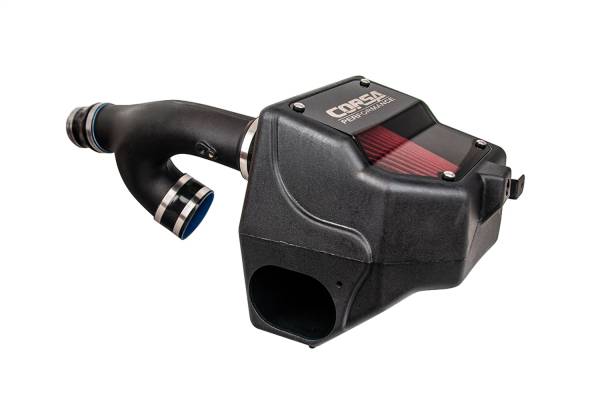 CORSA Performance - Corsa 2021-2024 Ford F150 3.5L Ecoboost Cold Air Intake with DryTech Filter - 49135D