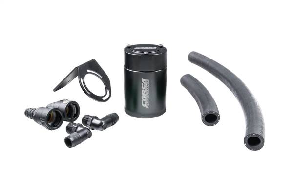 CORSA Performance - Corsa 2018-2023 Ford Mustang GT 5.0L V8 Oil Catch Can - CC0003