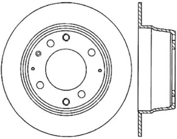 Stoptech - StopTech Premium Cryostop Rotor; Rear
