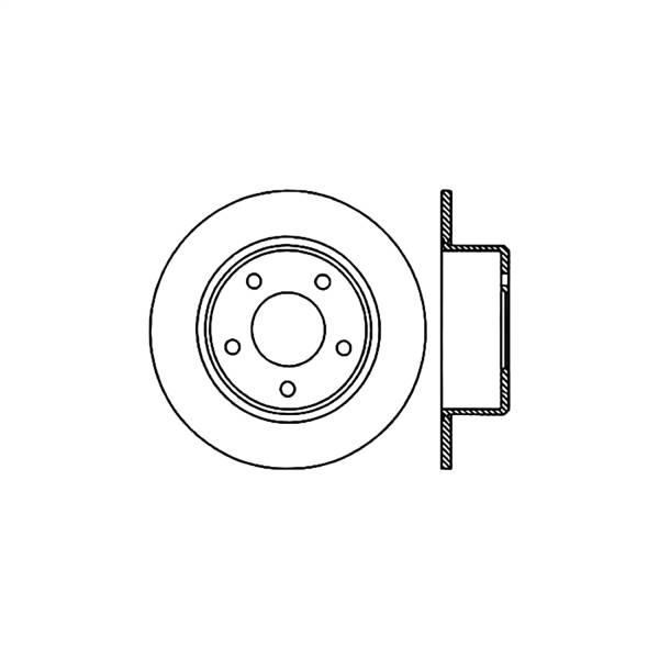 Stoptech - StopTech Cryostop Premium High Carbon Rotor Rear 125.63060CRY