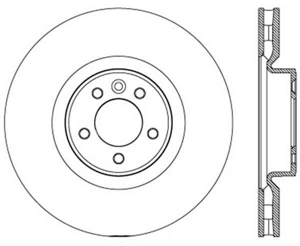 Stoptech - StopTech Sport Slotted Cryo Brake Rotor; Front Right
