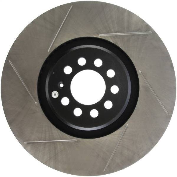 Stoptech - StopTech Power Slot 04-06 Audi TT Quattro / 04 VW Golf R32 Right Front Slotted Rotor - 126.33093SR