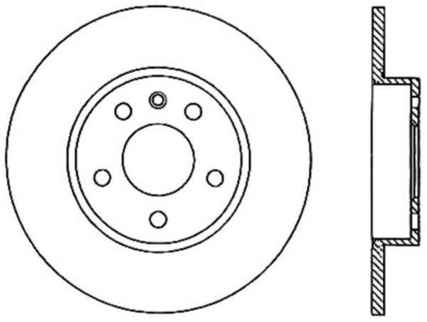 Stoptech - StopTech Sport Slotted Cryo Brake Rotor; Rear Right