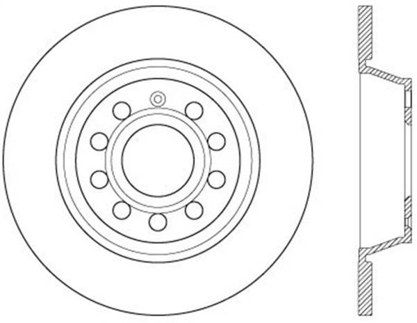 Stoptech - StopTech Sport Slotted Cryo Brake Rotor; Rear Right
