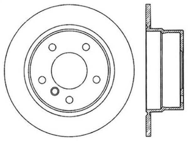Stoptech - StopTech Sport Slotted Cryo Brake Rotor; Rear Right
