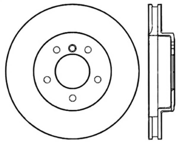 Stoptech - StopTech Sport Slotted Cryo Brake Rotor; Front Right
