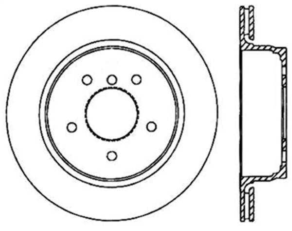 Stoptech - StopTech Sport Slotted Cryo Brake Rotor; Rear Left