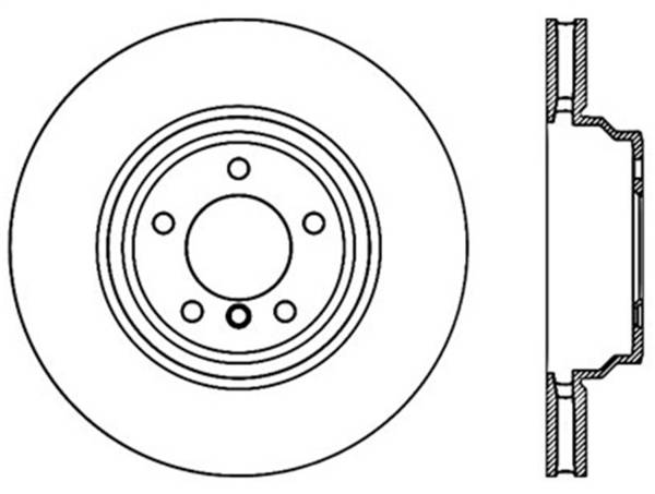 Stoptech - StopTech Sport Slotted Cryo Brake Rotor; Front Left