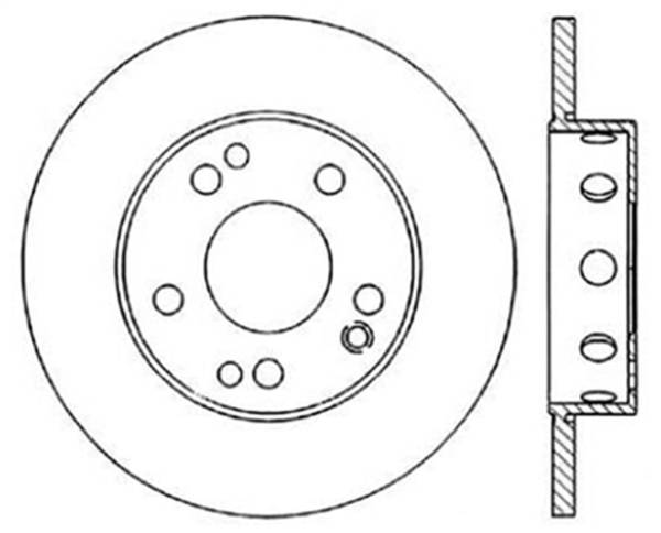 Stoptech - StopTech Sport Slotted Cryo Brake Rotor; Front Right