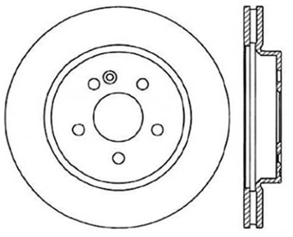 Stoptech - StopTech Sport Slotted Cryo Brake Rotor; Front Right