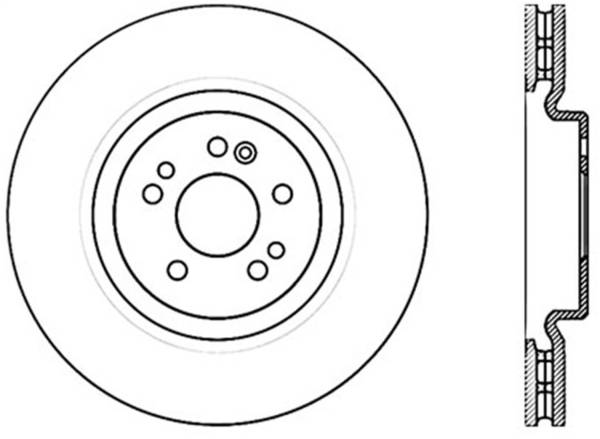 Stoptech - StopTech Sport Slotted Cryo Brake Rotor; Front Left