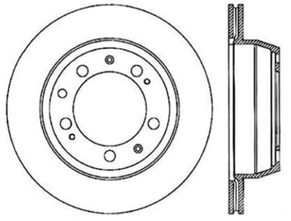 Stoptech - StopTech Sport Slotted Cryo Brake Rotor; Rear Right