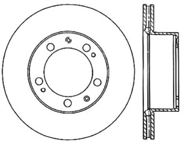 Stoptech - StopTech Sport Slotted Cryo Brake Rotor; Front Left