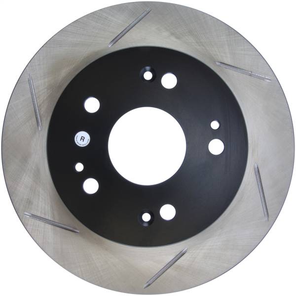 Stoptech - StopTech Power Slot Slotted 06-08 Honda Civic Si Rear Right Rotor - 126.40040SR