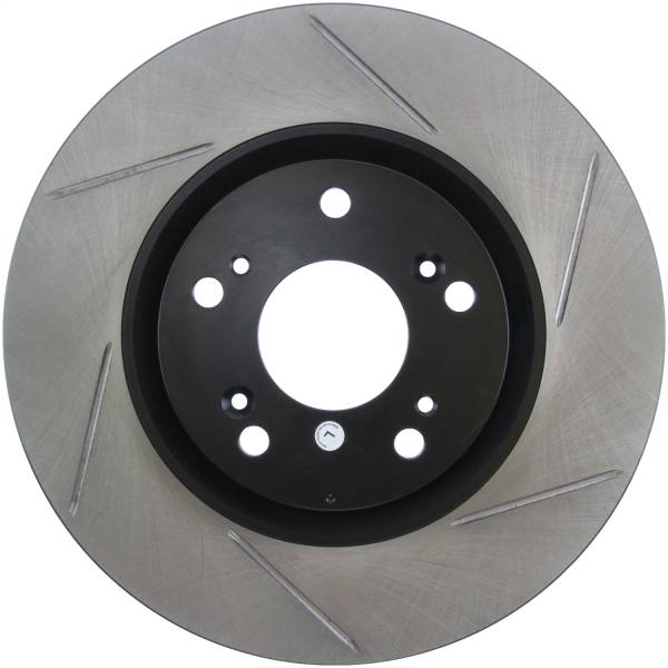 Stoptech - StopTech Power Slot Slotted 06-08 Honda Civic Si Front Left Rotor - 126.40057SL