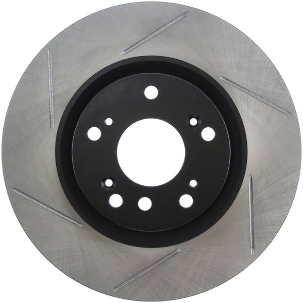 Stoptech - StopTech Power Slot Slotted 06-08 Honda Civic Si Front Right Rotor - 126.40057SR