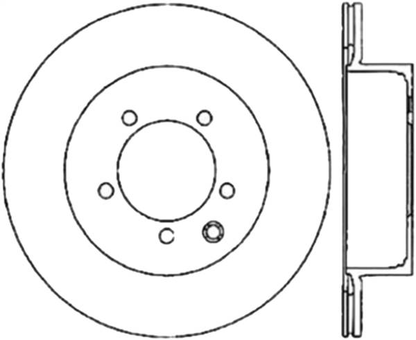 Stoptech - StopTech Power Slot 03-05 350Z / 03-04 G35 / 03-05 G35X CRYO Slotted Rear Left Rotor - 126.42077CSL